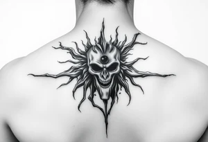 the dark despair of living with bipolar disorder tattoo idea