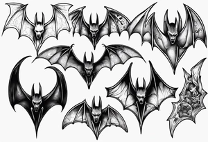 bat
 hallucinating tattoo idea