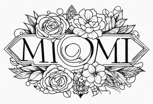 “mom” tattoo idea