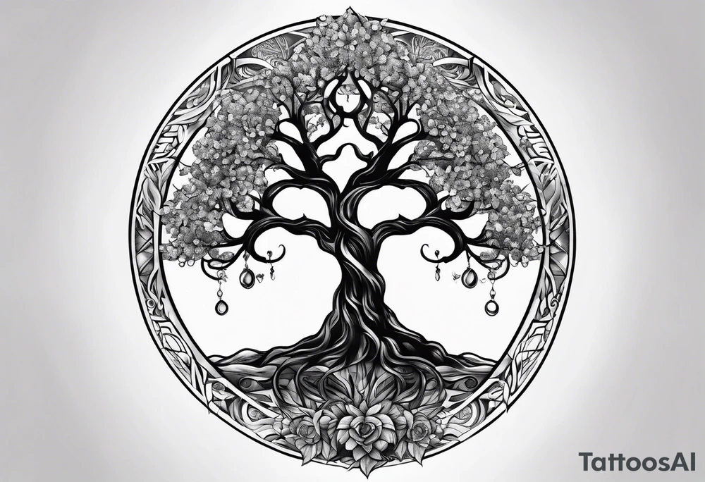 tree of life tattoo idea