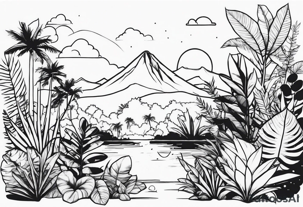 JUNGLE tattoo idea