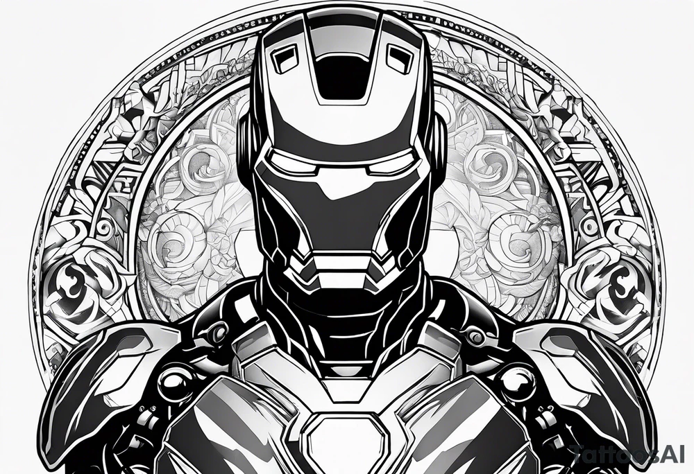 iron man tattoo idea