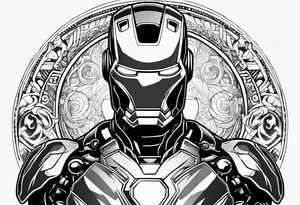 iron man tattoo idea