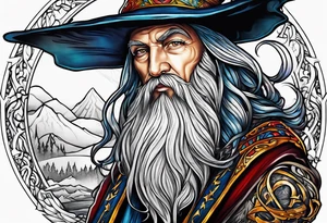 Wizard tattoo idea
