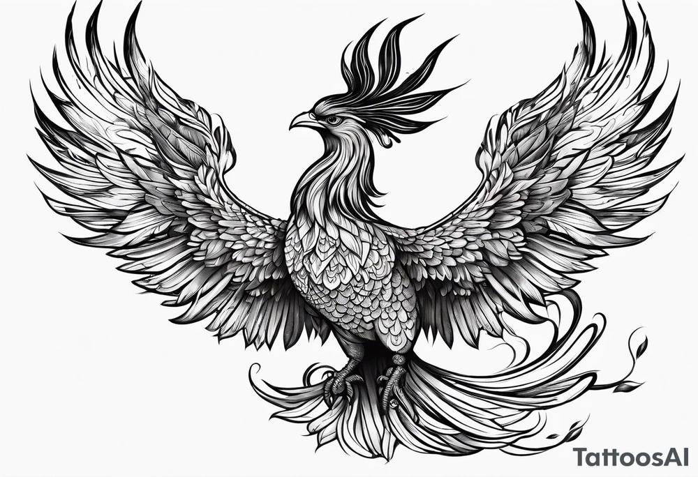 little pheonix tattoo idea
