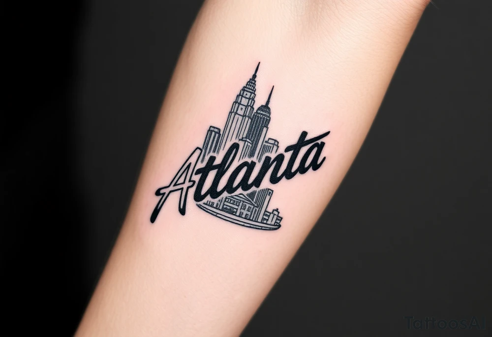Atlanta theme tattoo idea