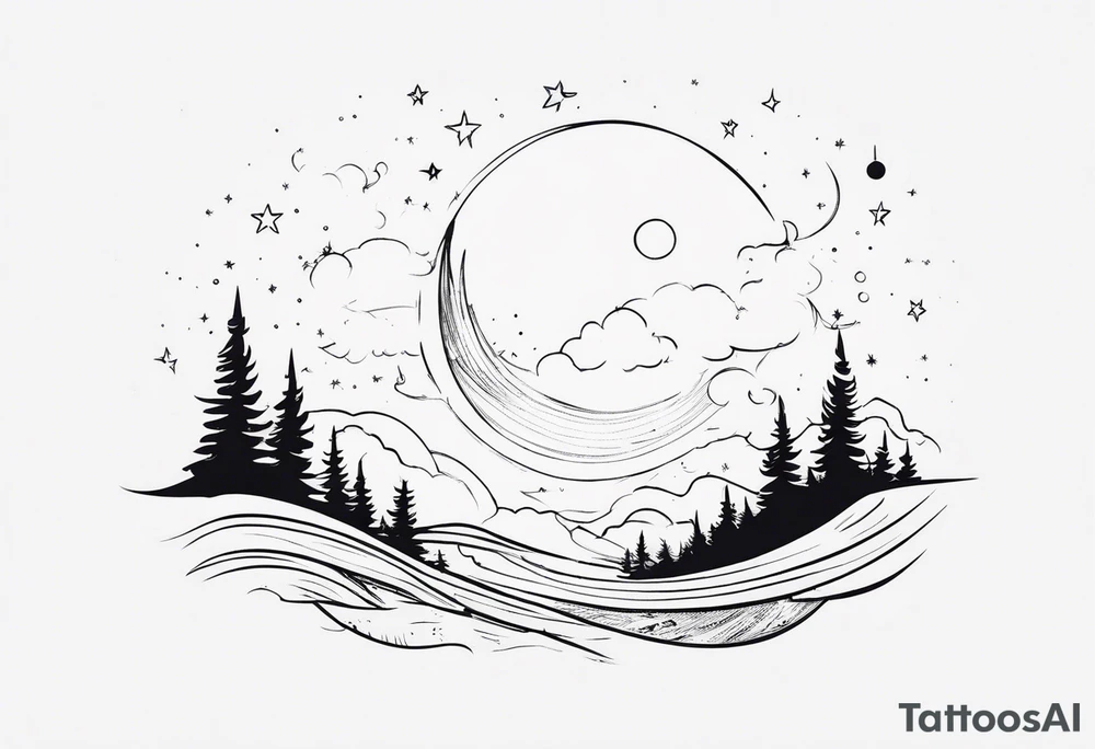 milkway tattoo idea