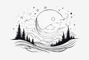 milkway tattoo idea