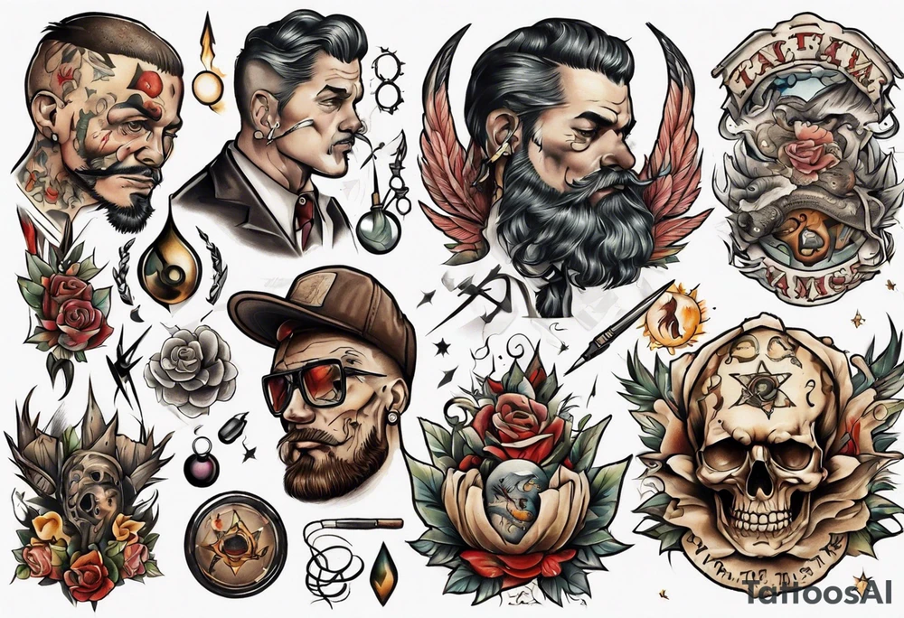 man getting a tattoo close up tattoo idea