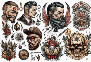 man getting a tattoo close up tattoo idea