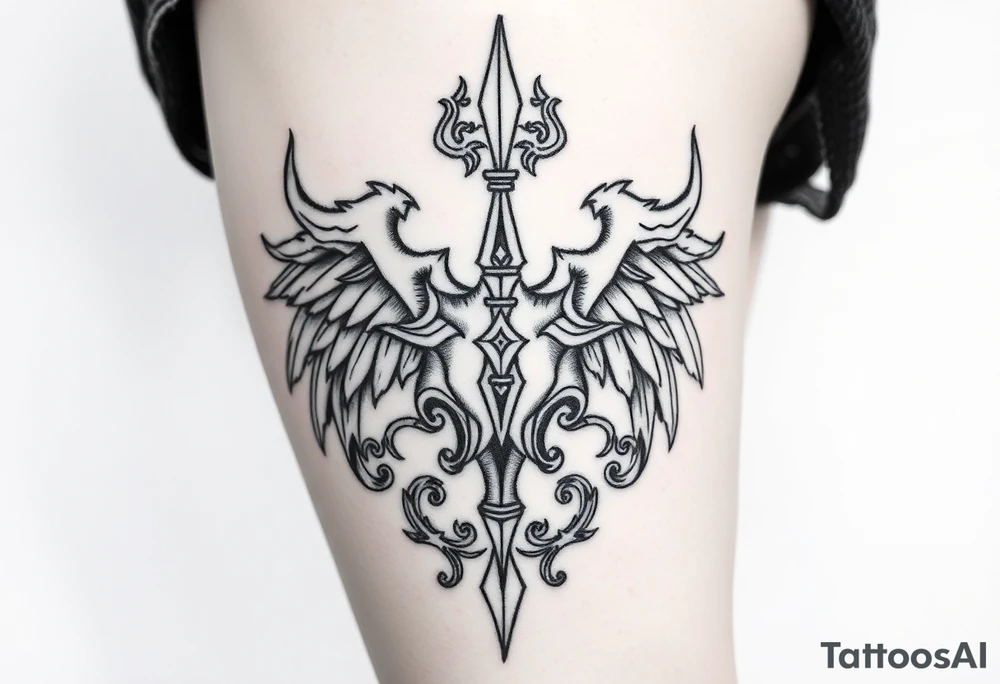 Viking style tattoo tattoo idea