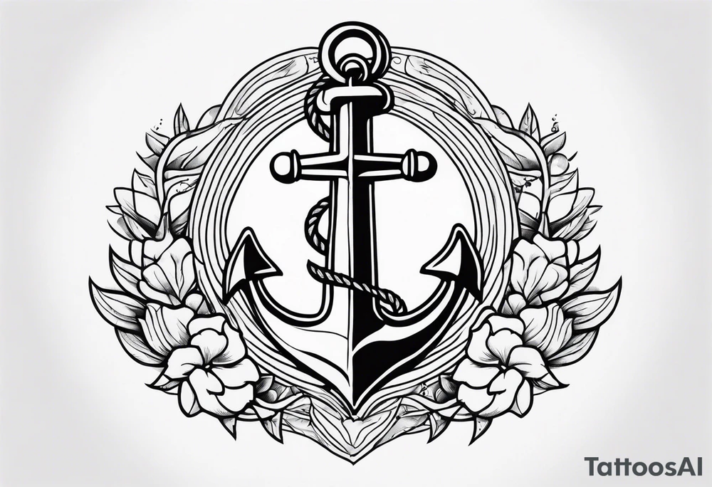 anchor tattoo idea