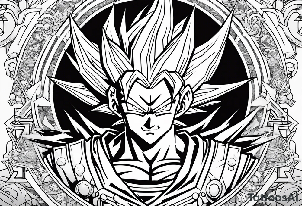 dragonball z tattoo idea