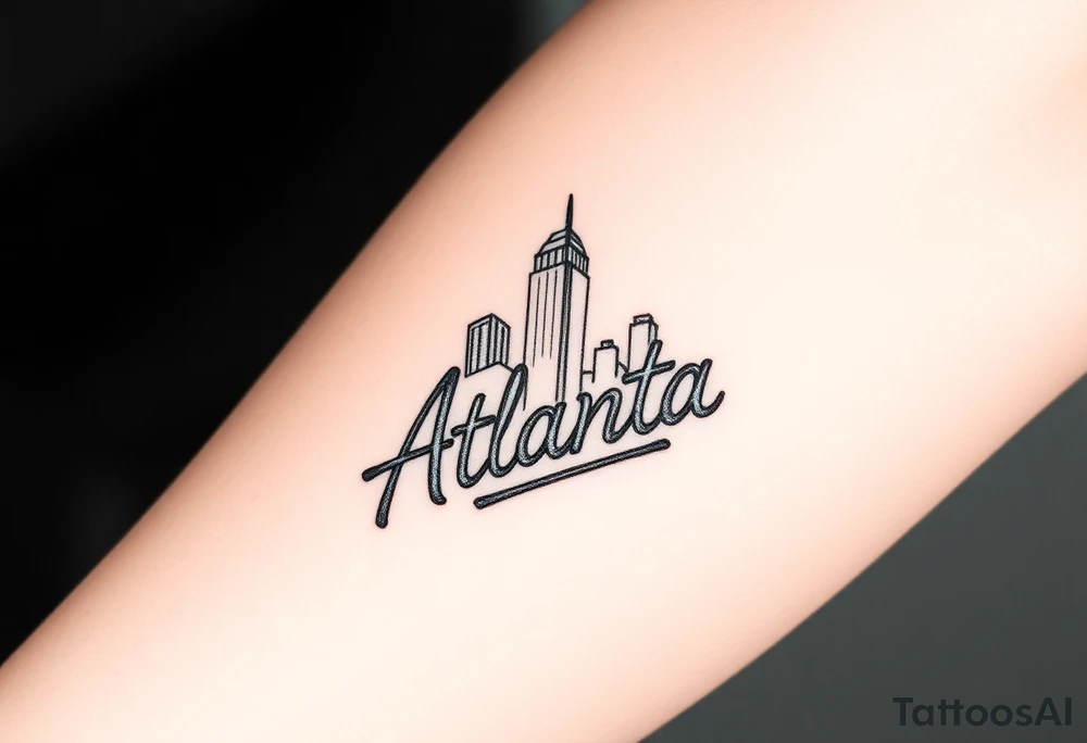 Atlanta theme tattoo idea