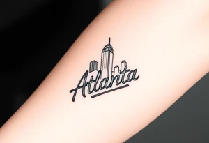 Atlanta theme tattoo idea