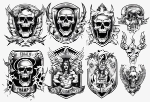 Champ shit only tattoo idea