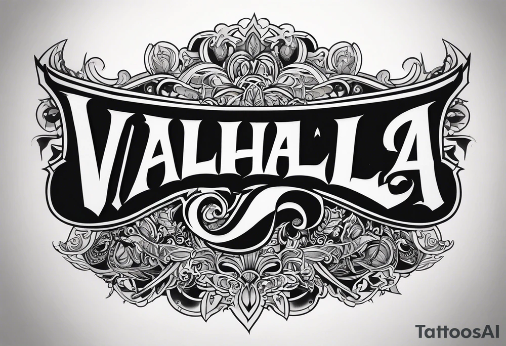 Valhalla mist tattoo idea