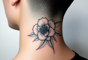 a hong kong flower tattoo idea