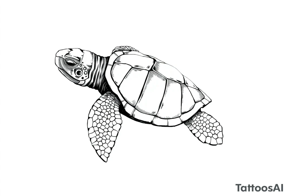 Turtle tattoo idea