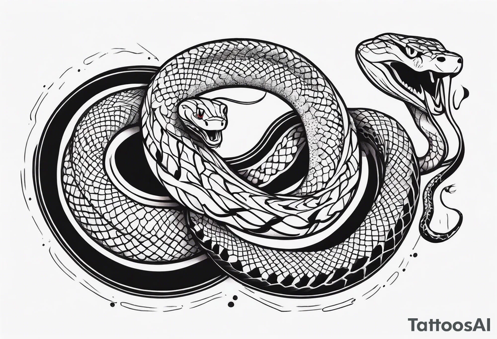 snakes tattoo idea