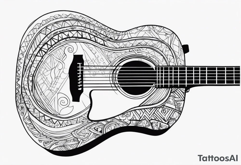 guitar tattoo idea