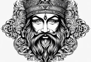 The name “Ivan” tattoo idea