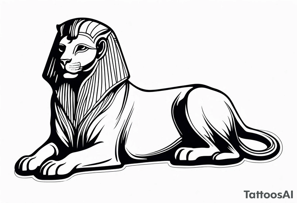 Enigmatic Sphinx, tattoo idea