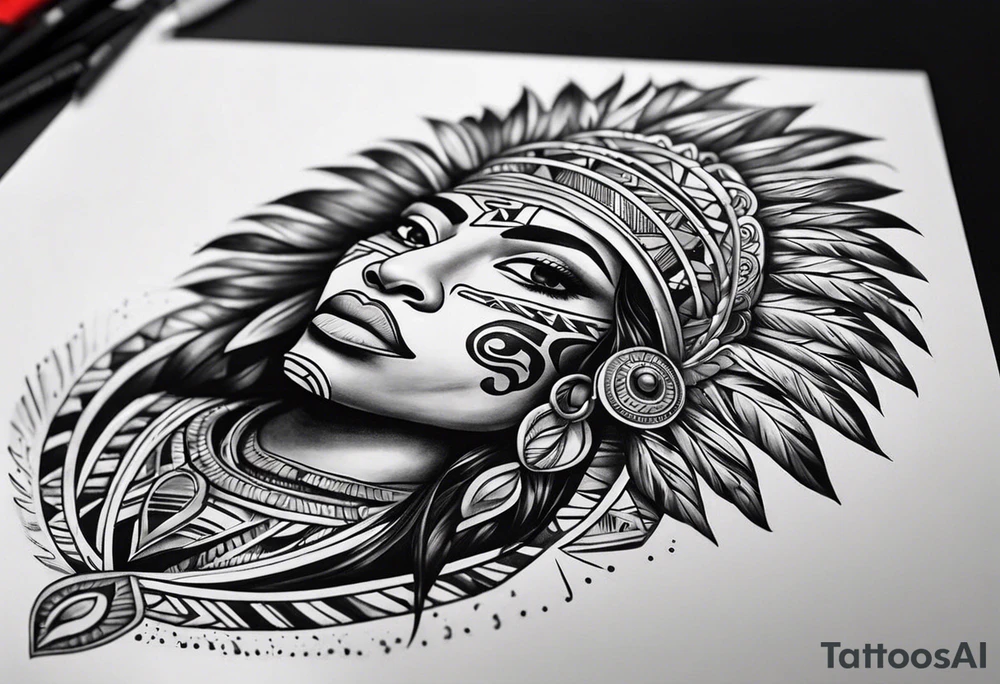🇵🇷  🇻🇮  🇹🇹 taino tattoo idea