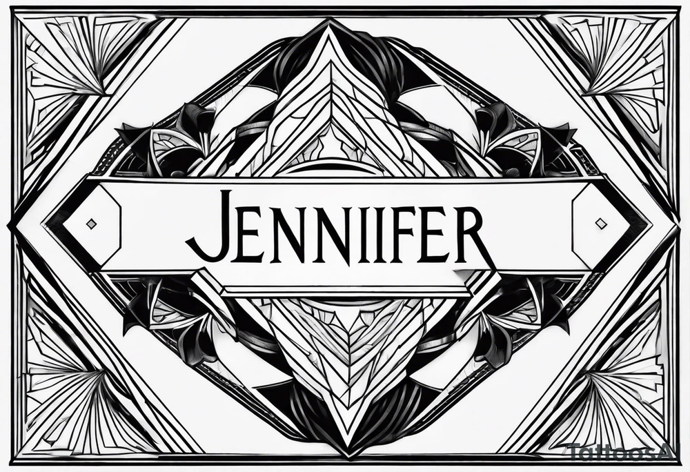Name Jennifer tattoo idea
