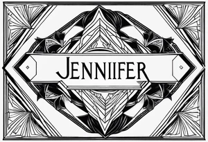 Name Jennifer tattoo idea