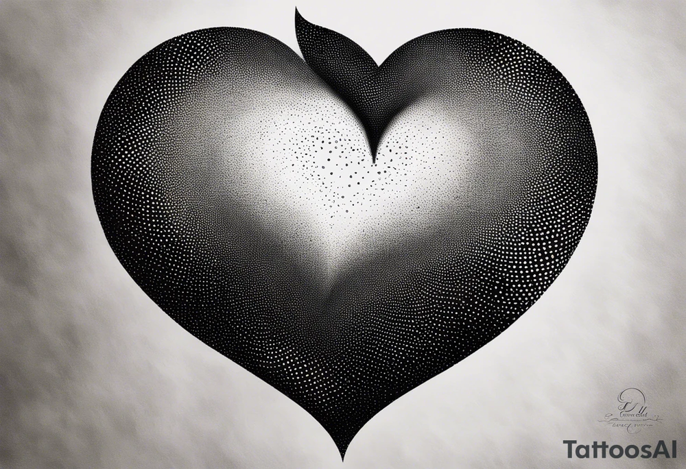 Coeur brisé à l'infini tattoo idea