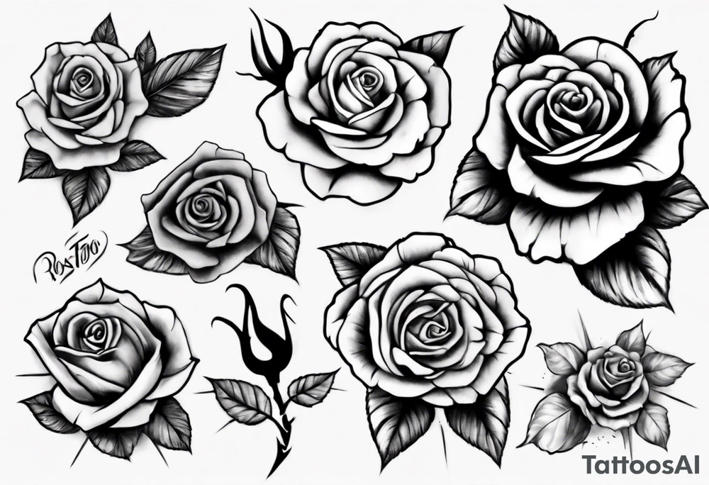 rosa tattoo idea