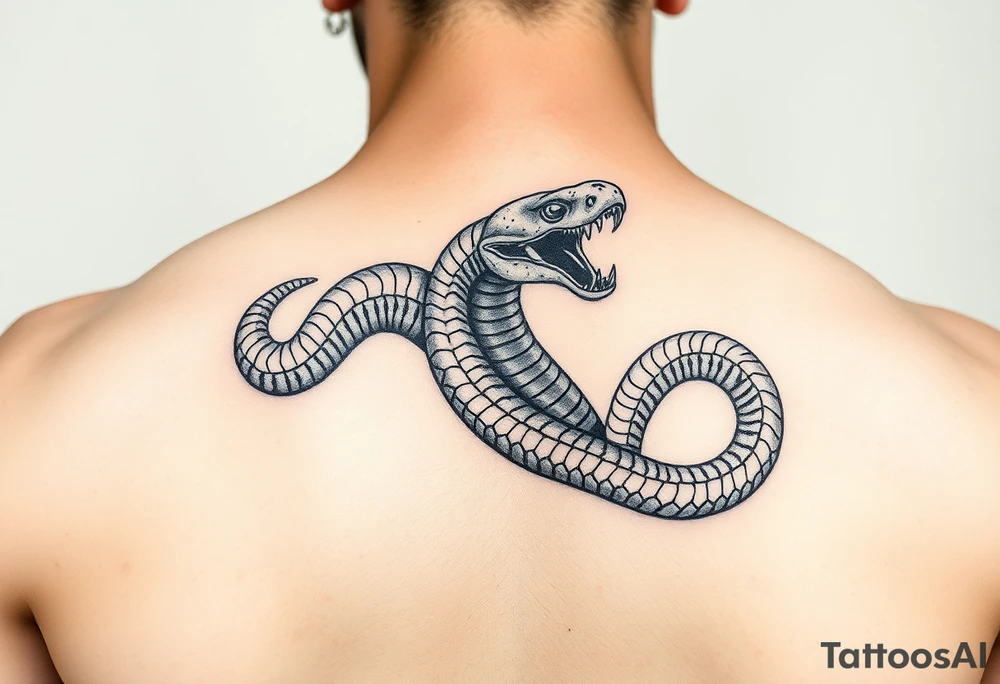 Alien snake tattoo idea