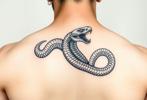 Alien snake tattoo idea