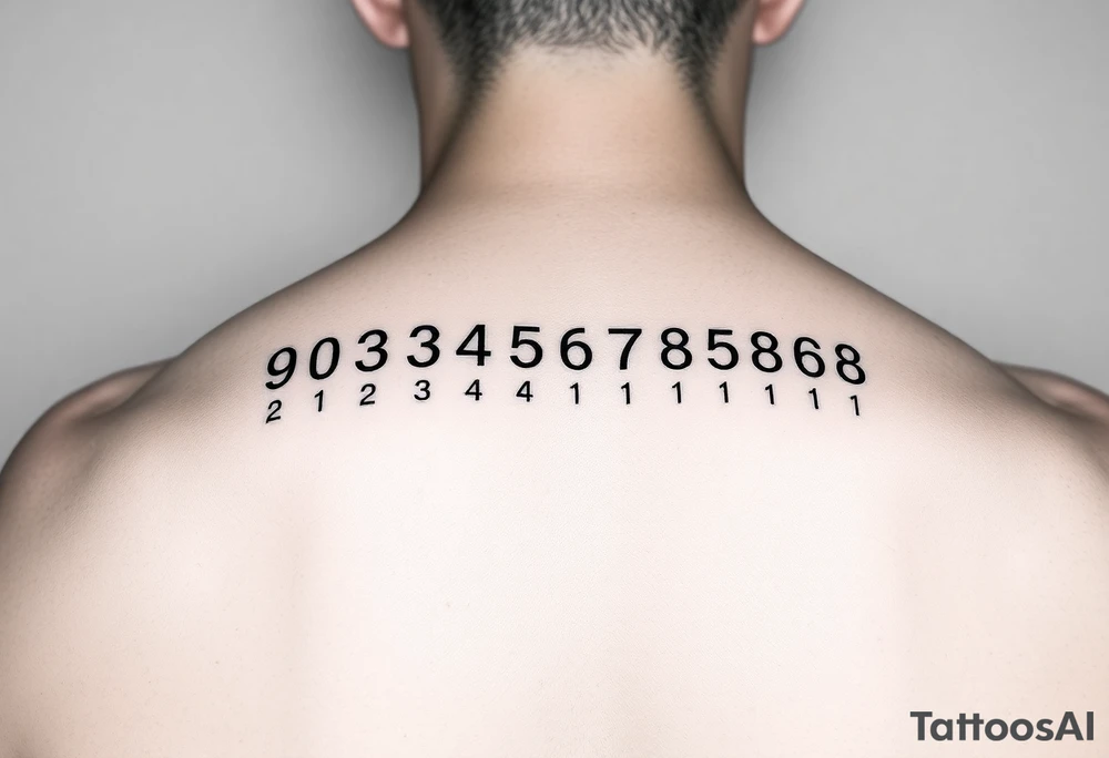 Morse code with coordinates tattoo idea