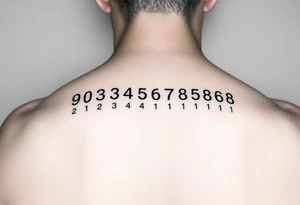 Morse code with coordinates tattoo idea