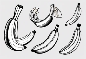Banana tattoo idea