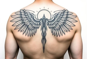 Angel alas tattoo idea