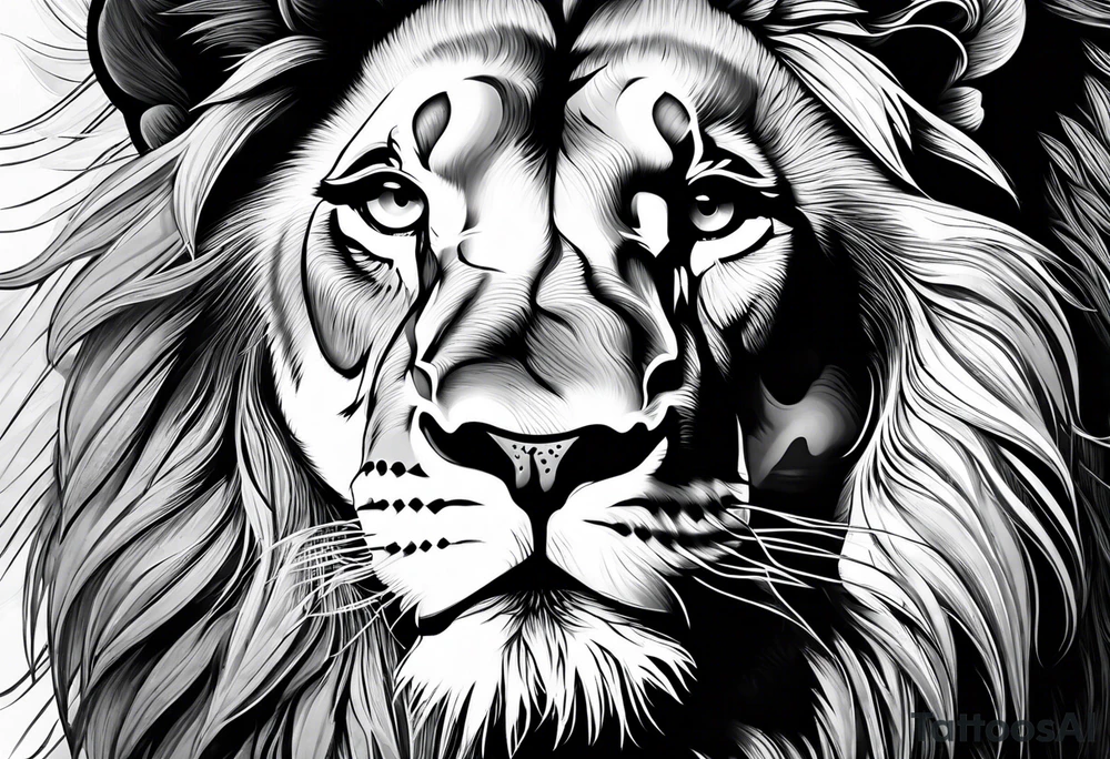 lion tattoo idea