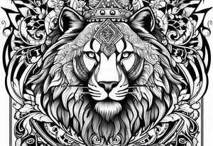 Two brothers animals tattoo idea