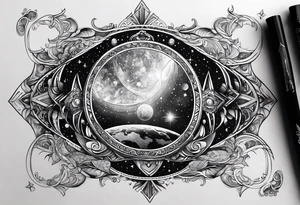With all my heart and all my soul to the end of the universe To infinity and beyond tattoo idea