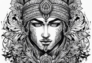 Unconditional love man tattoo idea