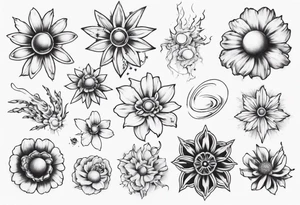 cosmos tattoo idea