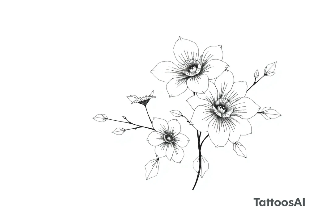 Flowers tattoo idea