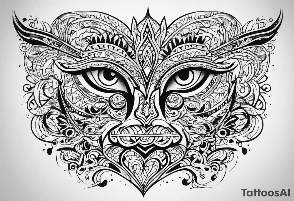 discipline and consistency with a face tattoo idea