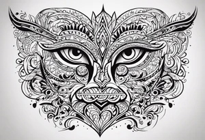 discipline and consistency with a face tattoo idea