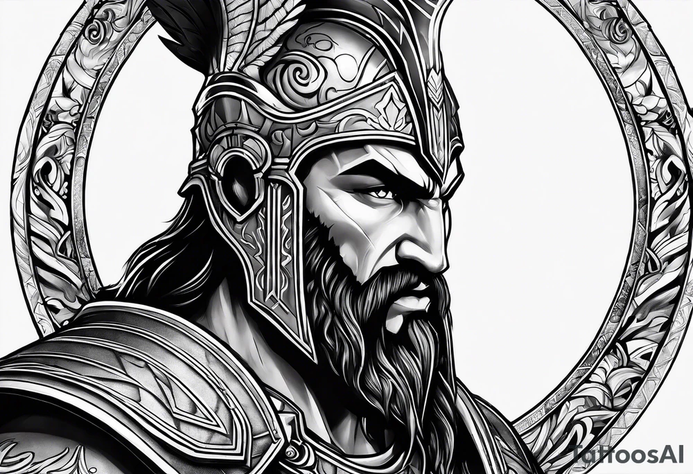 Ares God of War tattoo idea