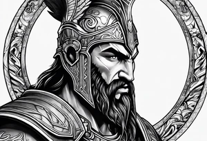 Ares God of War tattoo idea
