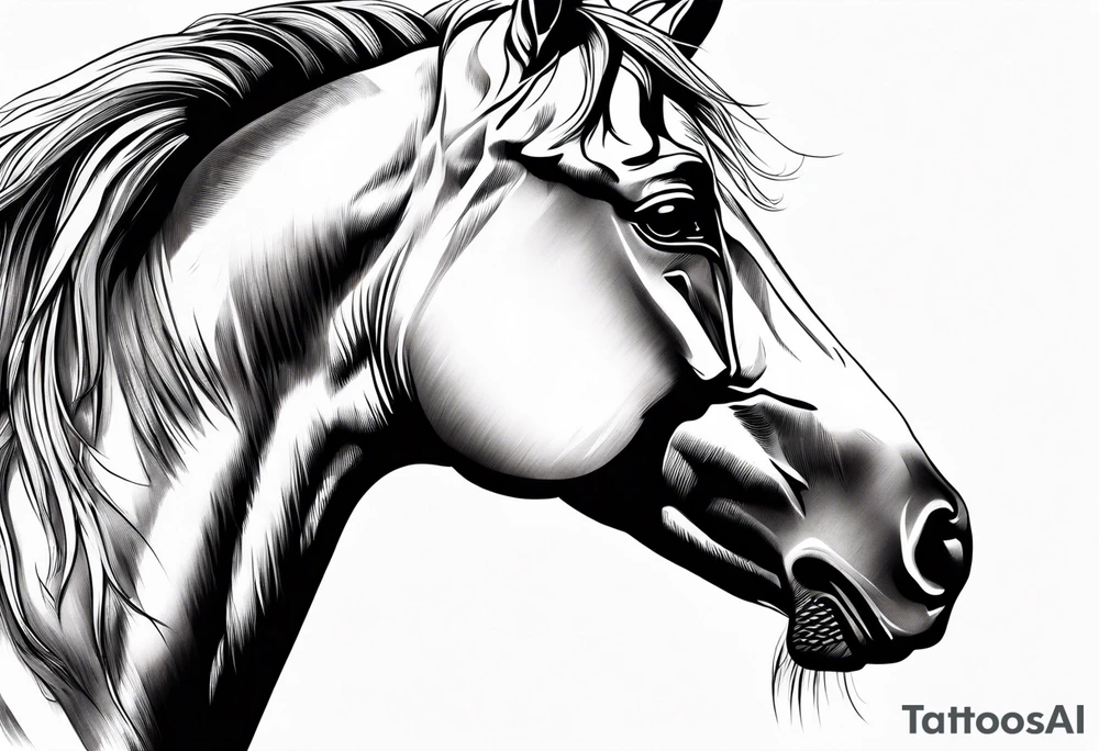 horse tattoo idea