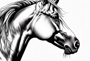 horse tattoo idea